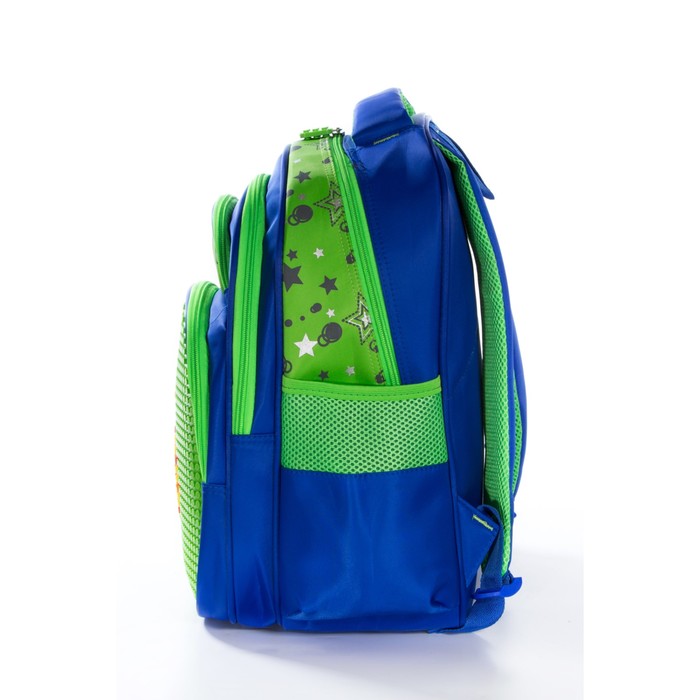 Рюкзак, размер 31х19 см, K07R166807 синий, салатовый