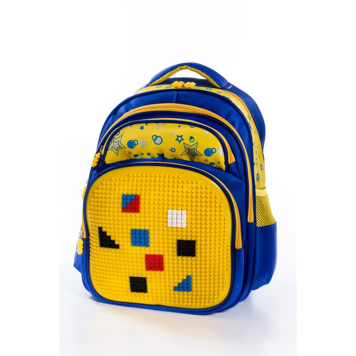 Рюкзак, размер 31х19 см, K07R166808 синий, желтый