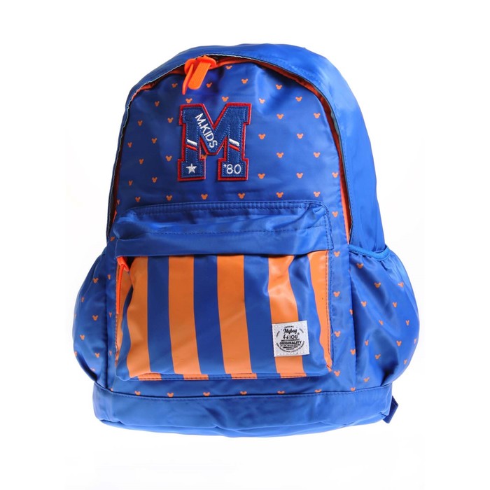 Рюкзак, размер 31х17 см, K05R5507 голубой, оранжевый