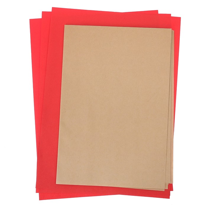 Бумажные украшения на ёлочку «Яркие огни», набор для декора, 21 × 29,7 см