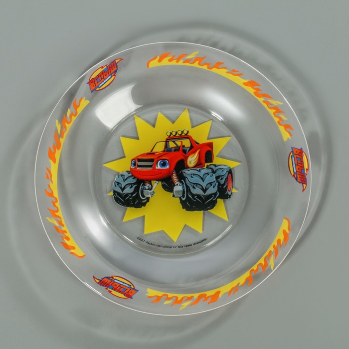 Тарелка 19,5 см "Вспыш и чудо-машинки. Вспыш - Скорость"