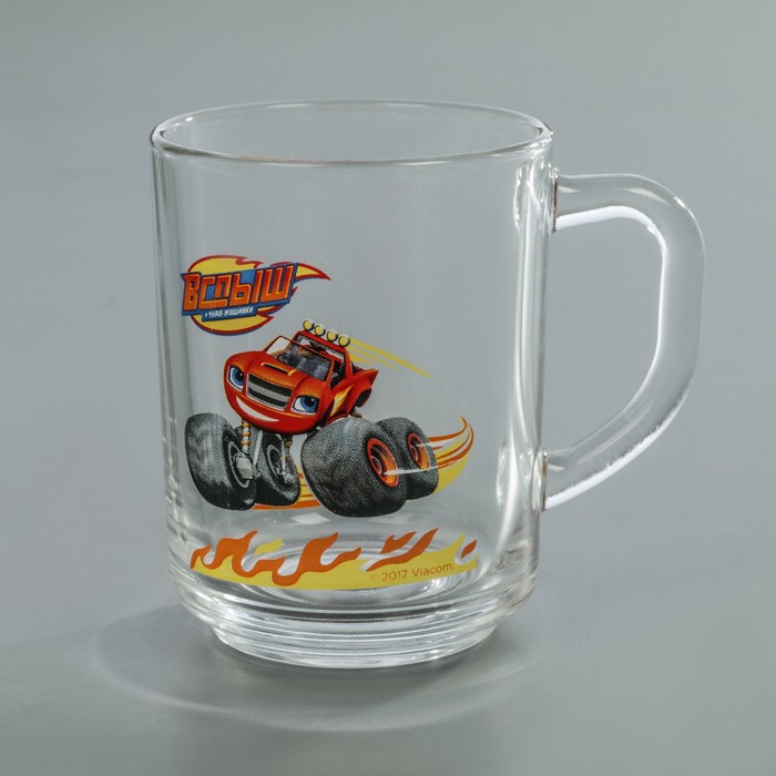 Кружка 250 мл "Вспыш и чудо-машинки. Вспыш - Скорость"