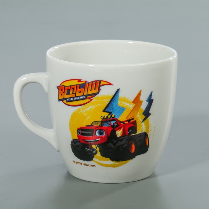 Кружка 230 мл "Вспыш и чудо-машинки. Вспыш - Молния"