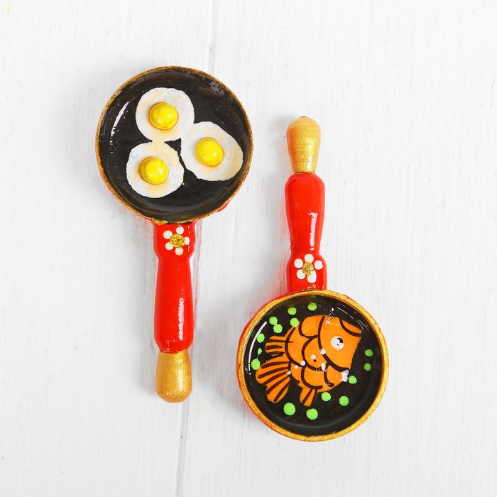 Магнит "Сковородки", МИКС