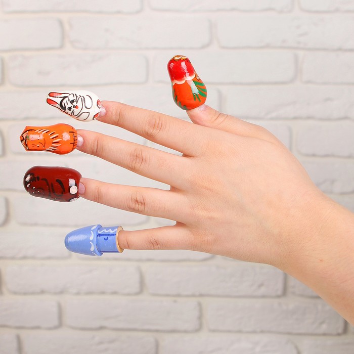 Пальчиковый театр "Лубяная избушка", 7 шт.