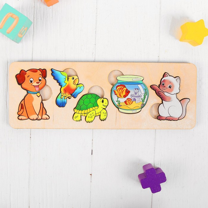 Рамка-вкладыш "Домашние животные"