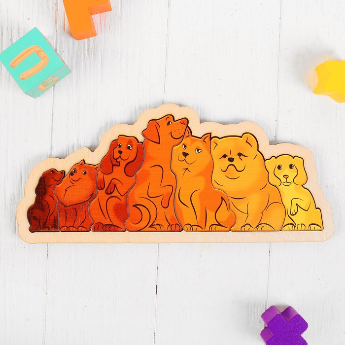 Развивающая доска "Дружная компания. Собаки"