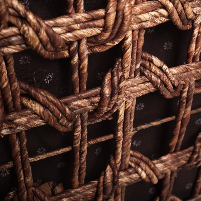 Корзина для белья плетеная прямоугольная 38х30х48 см