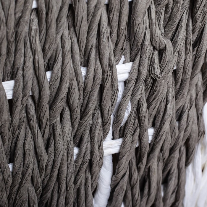 Корзина для белья плетеная прямоугольная 38х30х48 см