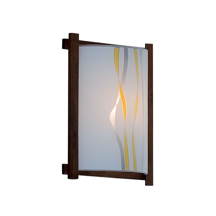 Светильник "Ньютон" 1x100Вт E27 венге 30x25x9см