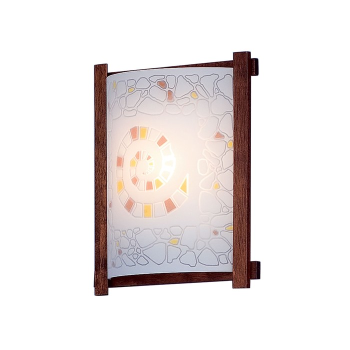 Светильник "Ньютон" 1x100Вт E27 венге 30x25x9см