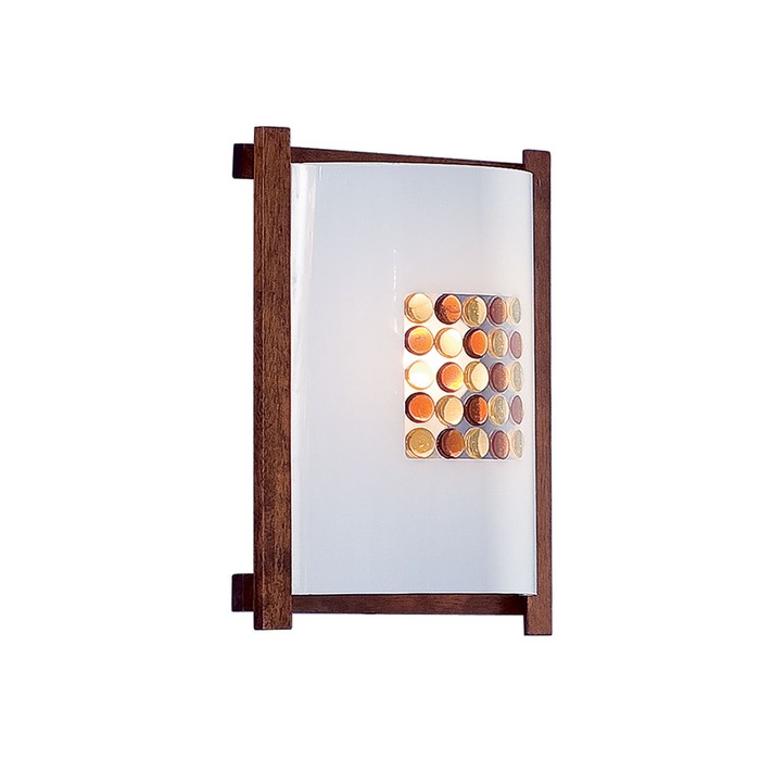 Светильник "Ньютон" 1x100Вт E27 венге 30x25x9см