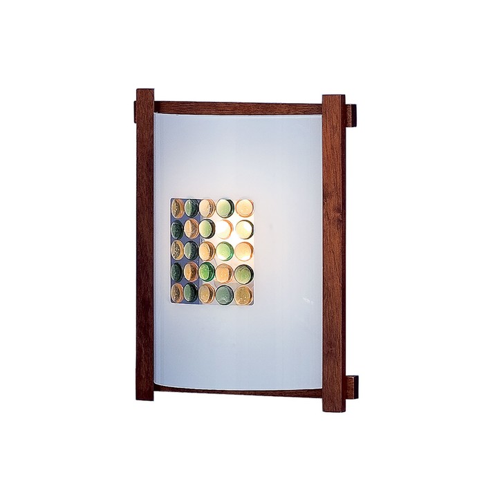 Светильник "Ньютон" 1x100Вт E27 венге 30x25x9см