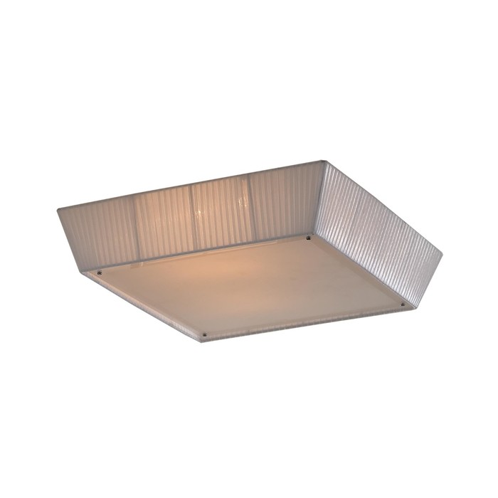 Светильник Flumineze 4x75Вт E27 белый 58x58x17см