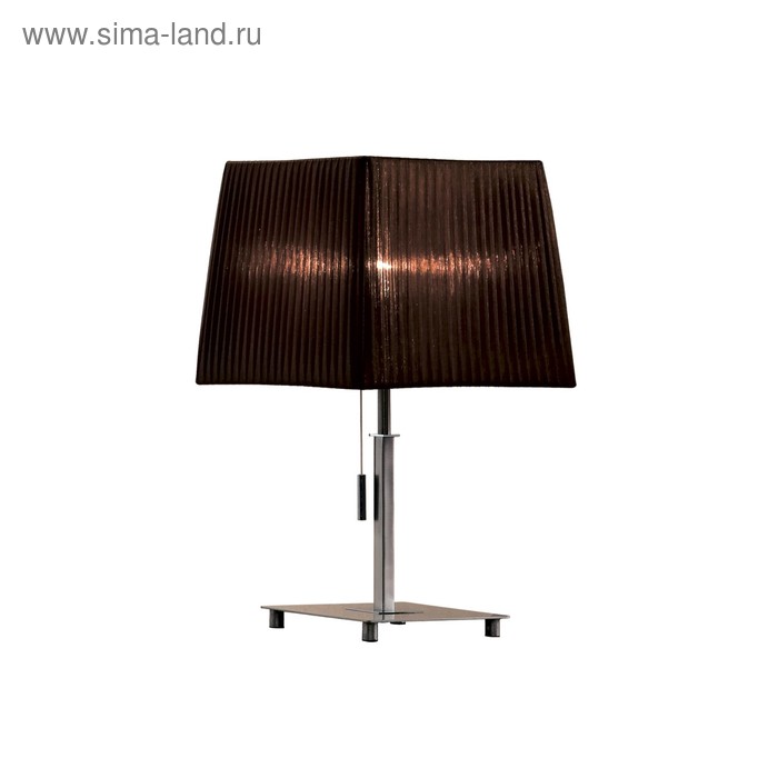 Настольная лампа Strasburg 1x75Вт E27 шоколад 30x30x30см