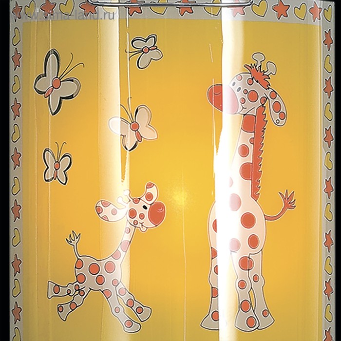 

Светильник «Жирафы», 1x100Вт E27, жёлтый 22x10x26 см