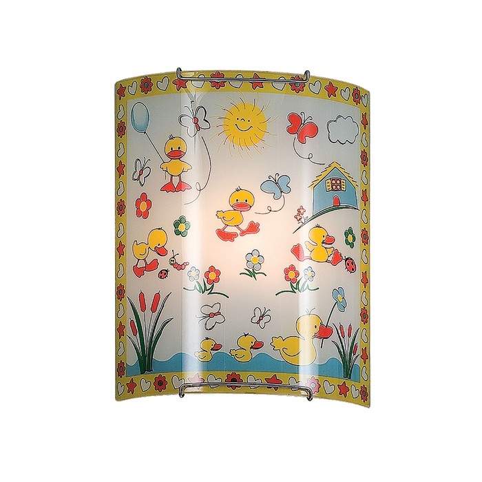 Светильник "Утята" 1x100Вт E27 многоцветный 22x10x26см