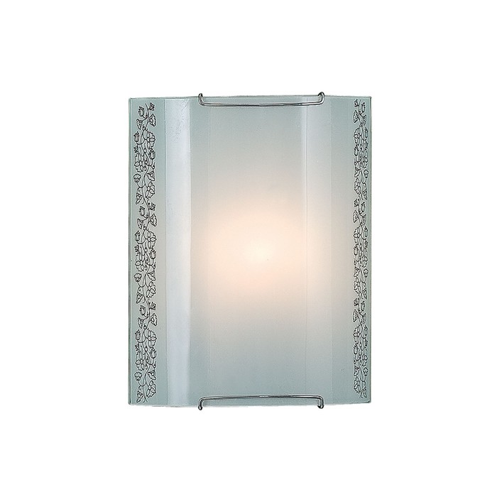 Светильник "Вьюнок" 1x100Вт E27 белый 22x10x26см