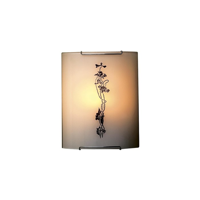 Светильник "Маки" 1x100Вт E27 белый 22x10x26см