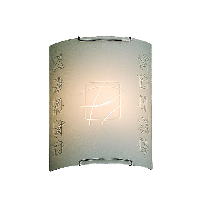 Светильник "Дина" 1x100Вт E27 белый 22x10x26см