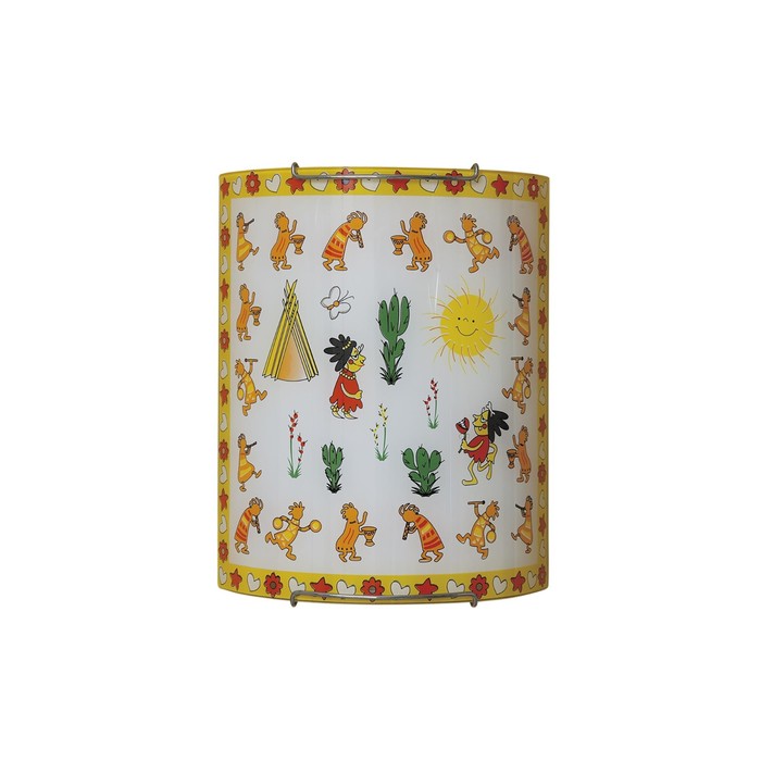 Светильник "Праздник" 1x100Вт E27 многоцветный 22x10x26см