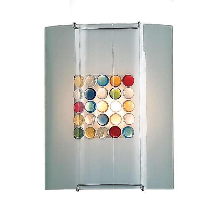 Светильник "Конфетти" 1x100Вт E27 цветной 22x10x26см