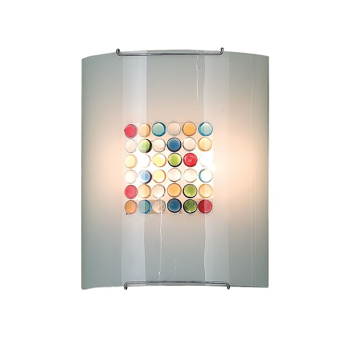 Светильник "Конфетти" 2x100Вт E27 цветной 26x12x32см