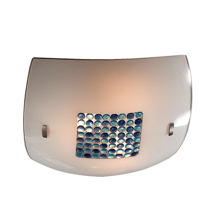 Светильник "Конфетти" 3x100Вт E27 синий, голубой 41x41x13см