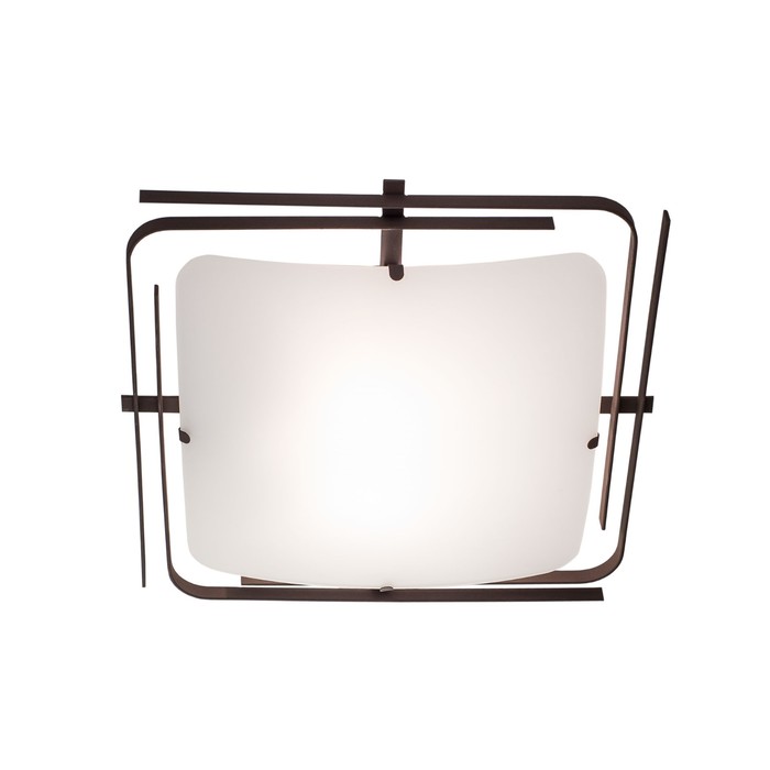 Светильник "Спутник" 2x100Вт E27 венге 41x41x13см