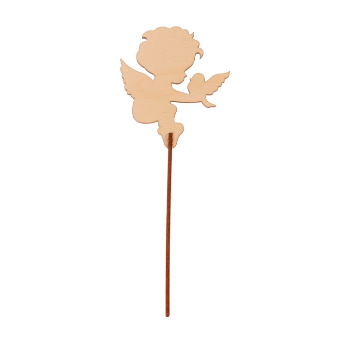 Топпер "Купидон" из фанеры, 8x7 см (ТПР-395)