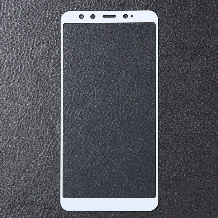 Стекло закаленное с цветной рамкой (fullscreen) для Xiaomi Mi A2 (Mi 6X) DF xiColor-28 (blac