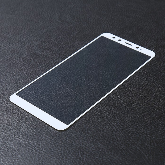 Стекло закаленное с цветной рамкой (fullscreen) для Xiaomi Mi A2 (Mi 6X) DF xiColor-28 (blac