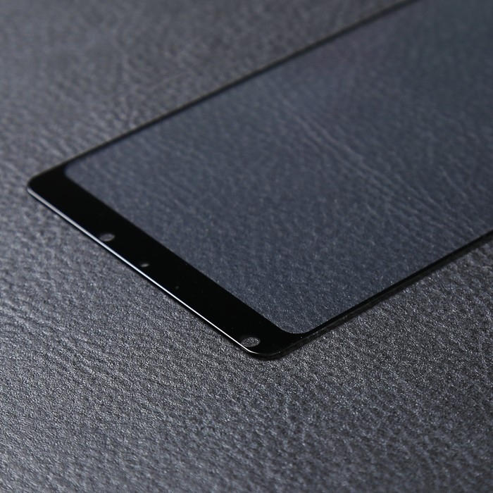 Стекло закаленное с цветной рамкой (fullscreen) для Xiaomi Mi Mix 2S DF xiColor-29 (black)