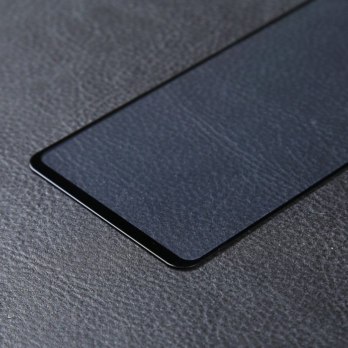 Стекло закаленное с цветной рамкой (fullscreen) для OPPO F7 DF oColor-03 (black)