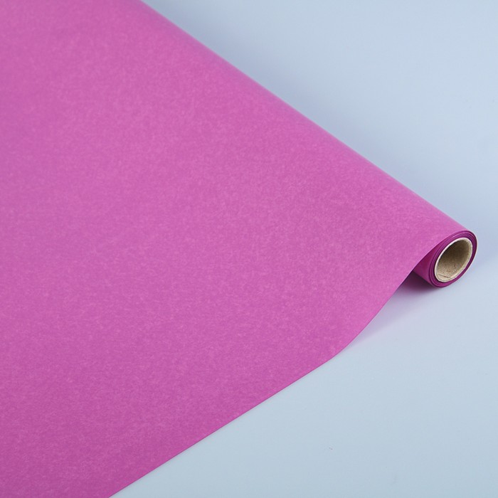 Пергамент флористический вощеный, светло-пурпурный, 0,5 х 10 м