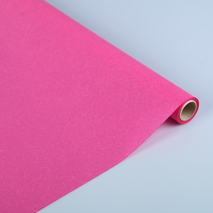 Пергамент флористический вощеный, амарант, 0,5 х 10 м