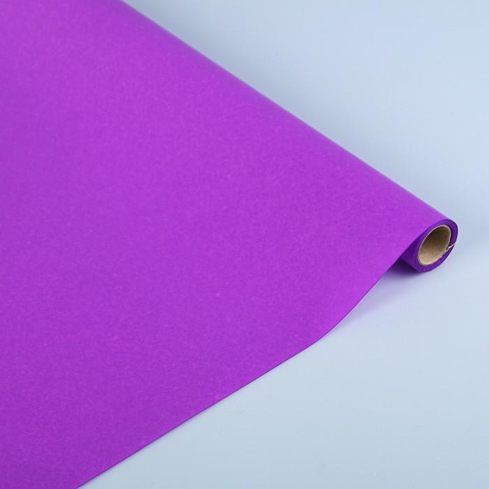 Пергамент флористический вощеный, баклажановый, 0,5 х 10 м