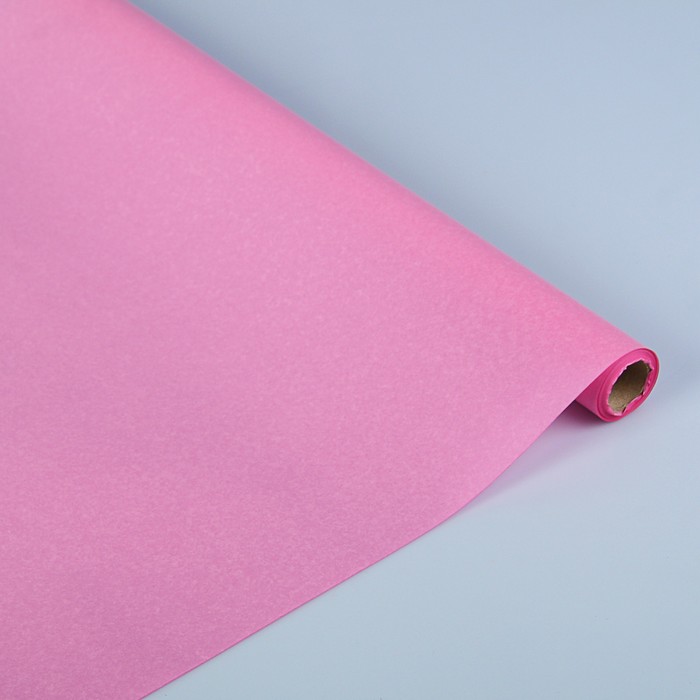 Пергамент флористический вощеный, сиреневый, 0,5 х 10 м