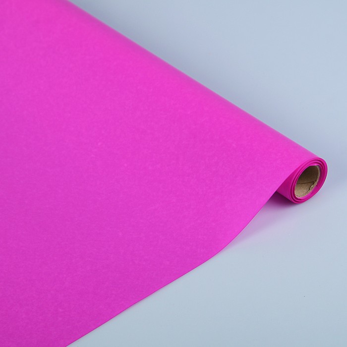 Пергамент флористический вощеный, пурпурный, 0,5 х 10 м