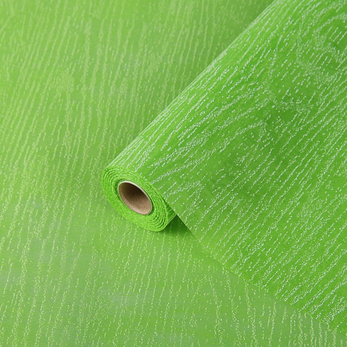 Фетр рельефный "Сантал", зеленое яблоко, 0,5 х 10 м