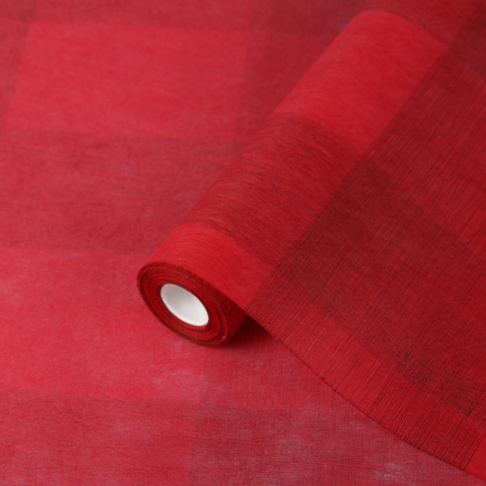 Фетр "Тартан", карминово-красный, 0,5 х 15 м