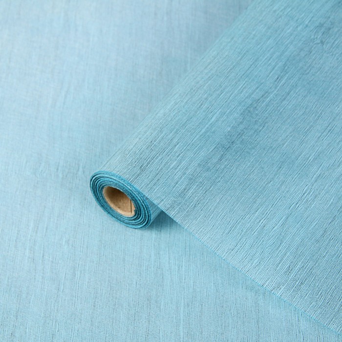 Фетр "Полоски", аквамарин, 0,5 х 15 м