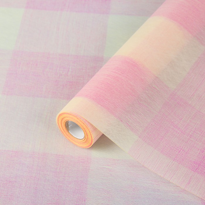 Фетр "Тартан", сиреневый, 0,5 х 15 м