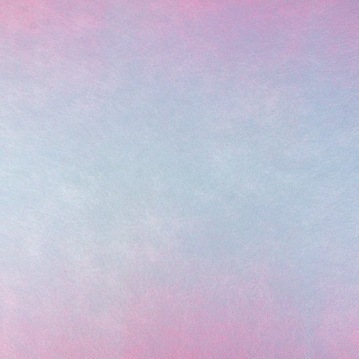 Фетр с переходом цвета, бело-розовый, 0,5 х 15 м