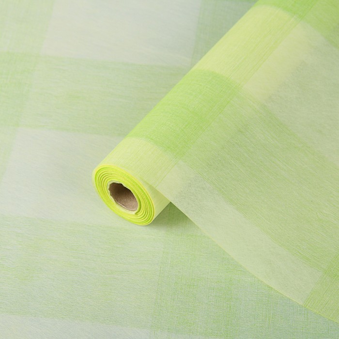 Фетр "Тартан", зеленое яблоко, 0,5 х 15 м