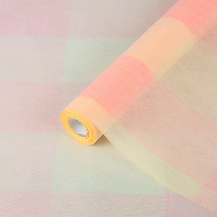 Фетр "Тартан", фуксия, 0,5 х 15 м