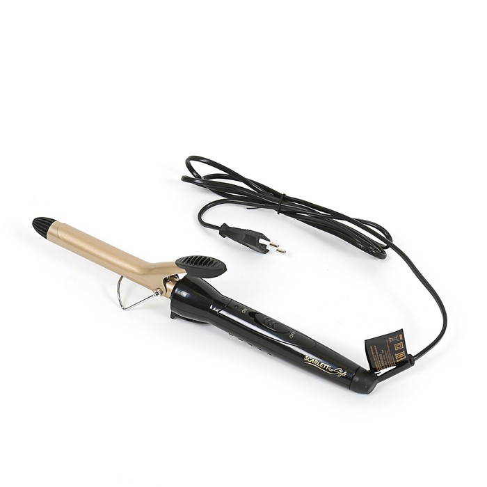 Плойка Scarlett SC-HS60593, 25 Вт, d=19 мм, керамическое покрытие, черная