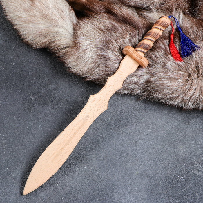 Сувенир деревянный "Клинок Лорда", массив бука, 46 см, микс