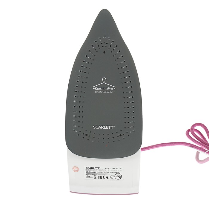 Утюг Scarlett SC-SI30K20, 2400 Вт, керамическая подошва, лиловый