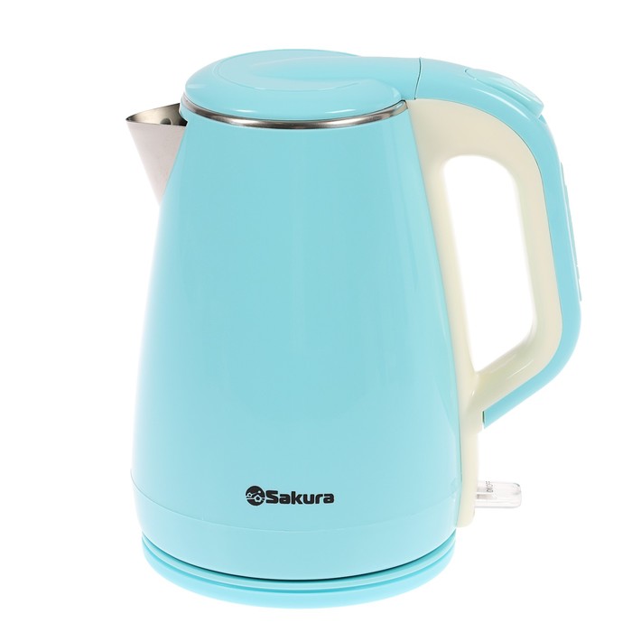 Чайник электрический Sakura SA-2146BL, 1800 Вт, 1.8 л, молочно-голубой